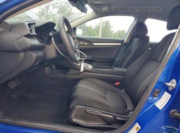 2HGFC2F68LH556258 2020 HONDA CIVIC Blue Widok wnętrza z przodu