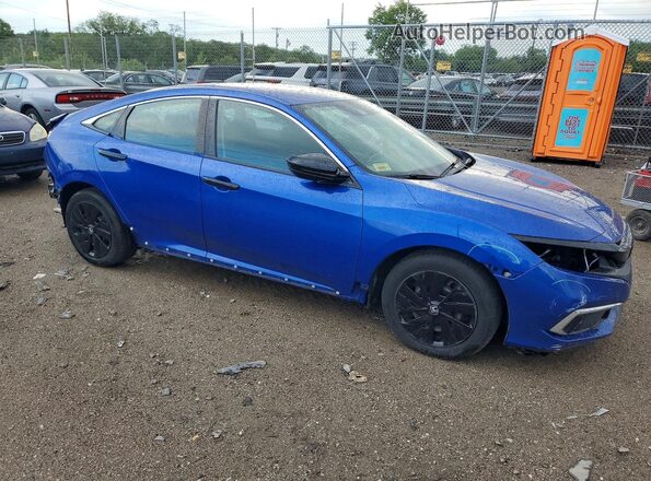 2HGFC2F68LH556258 2020 HONDA CIVIC Blue Przód prawy