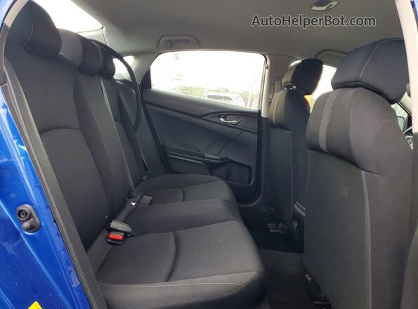 2HGFC2F68LH556258 2020 HONDA CIVIC Blue Widok tylnych siedzeń