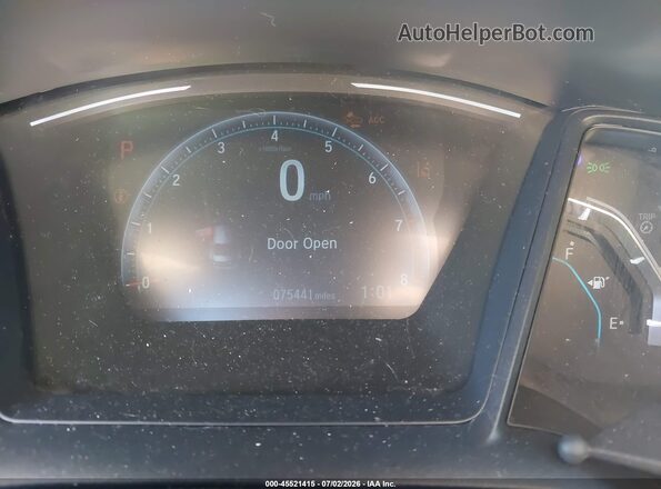 2HGFC2F68LH591866 2020 HONDA CIVIC Silver Rear seats view