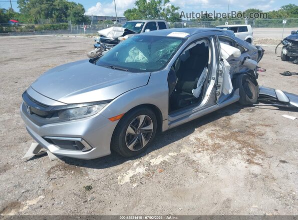 2HGFC2F68LH591866 2020 HONDA CIVIC Silver Front left