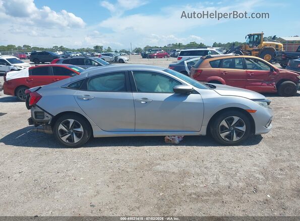 2HGFC2F68LH591866 2020 HONDA CIVIC Silver Rear interior view