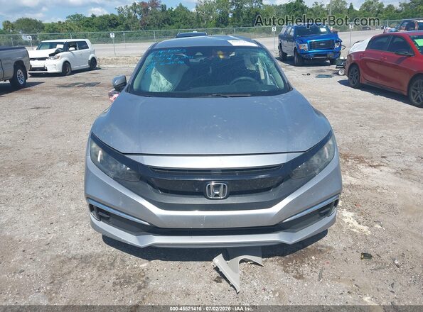 2HGFC2F68LH591866 2020 HONDA CIVIC Silver Instrument cluster view
