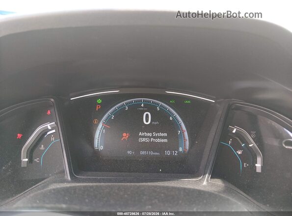 2HGFC2F68MH514917 2021 HONDA CIVIC White Widok tylnych siedzeń