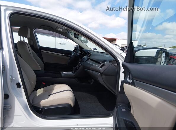 2HGFC2F68MH514917 2021 HONDA CIVIC White Widok wnętrza z przodu