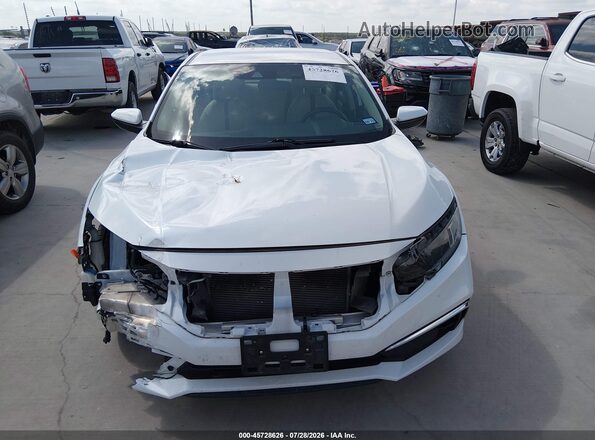 2HGFC2F68MH514917 2021 HONDA CIVIC White Widok zestawu wskaźników