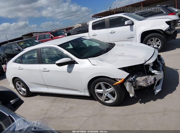 2HGFC2F68MH514917 2021 HONDA CIVIC White Widok wnętrza z tyłu