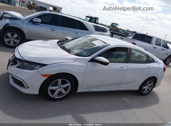 2HGFC2F68MH514917 2021 HONDA CIVIC White Widok wnętrza 360 stopni