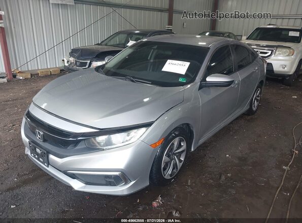 2HGFC2F68MH556133 2021 HONDA CIVIC Gray Передня ліва чверть