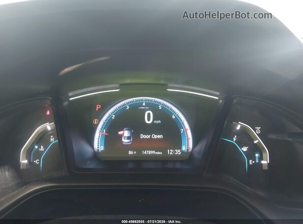 2HGFC2F68MH556133 2021 HONDA CIVIC Gray Вид задніх сидінь
