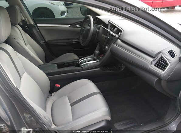 2HGFC2F69HH543803 2017 HONDA CIVIC Gray Widok wnętrza z przodu