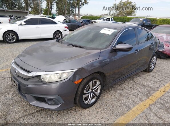 2HGFC2F69HH543803 2017 HONDA CIVIC Gray Przód lewy