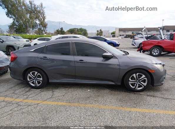 2HGFC2F69HH543803 2017 HONDA CIVIC Gray Widok wnętrza z tyłu