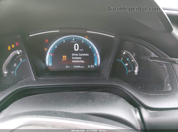 2HGFC2F69HH543803 2017 HONDA CIVIC Gray Widok tylnych siedzeń