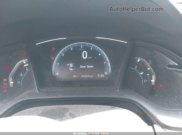 2HGFC2F69KH514860 2019 HONDA CIVIC Red Вид задніх сидінь
