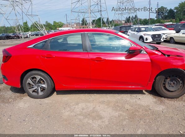 2HGFC2F69KH514860 2019 HONDA CIVIC Red Панорамний вид салону 360°