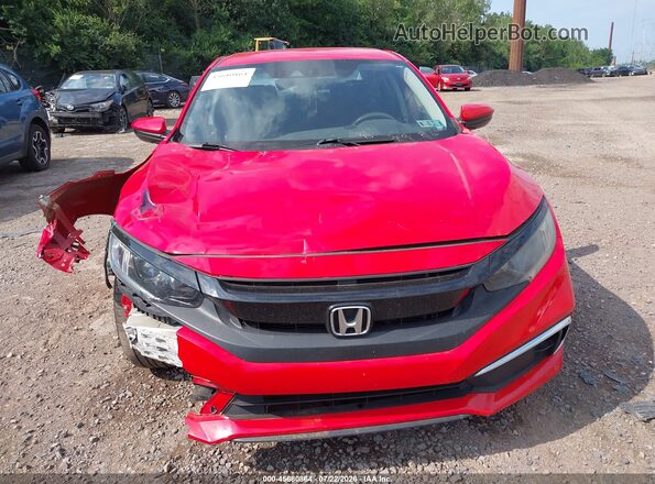2HGFC2F69KH514860 2019 HONDA CIVIC Red Вид задньої частини салону