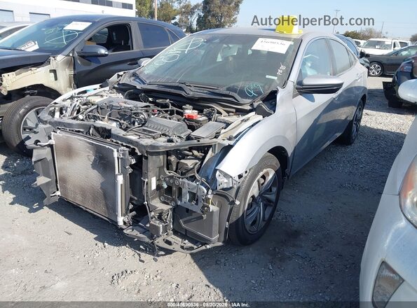 2HGFC2F69KH550130 2019 HONDA CIVIC Серебряный Передняя левая четверть