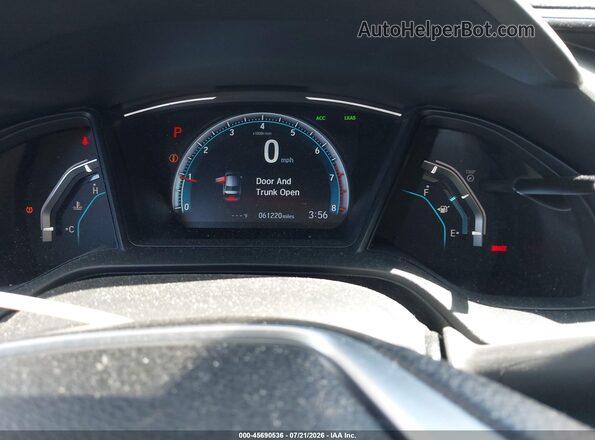 2HGFC2F69KH550130 2019 HONDA CIVIC Серебряный Вид задних сидений