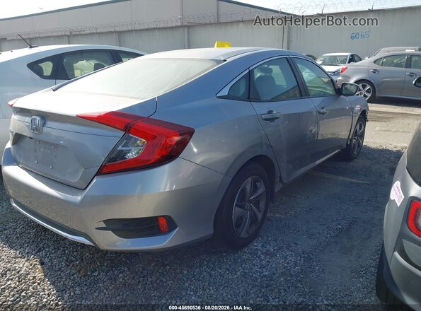 2HGFC2F69KH550130 2019 HONDA CIVIC Серебряный Задняя правая четверть