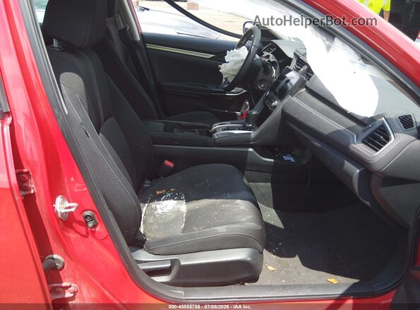 2HGFC2F69KH560883 2019 HONDA CIVIC Red Front interior view
