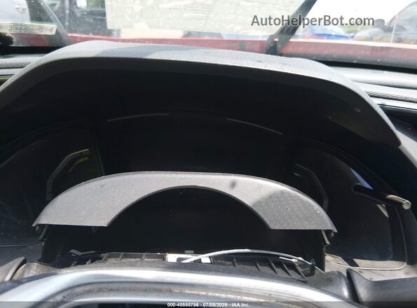 2HGFC2F69KH560883 2019 HONDA CIVIC Red Rear seats view