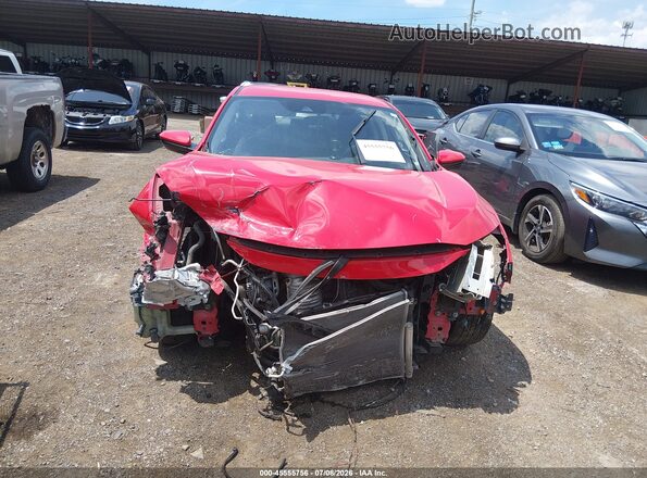 2HGFC2F69KH560883 2019 HONDA CIVIC Red Rear interior view