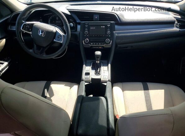 2HGFC2F69KH573701 2019 HONDA CIVIC White Dashboard view