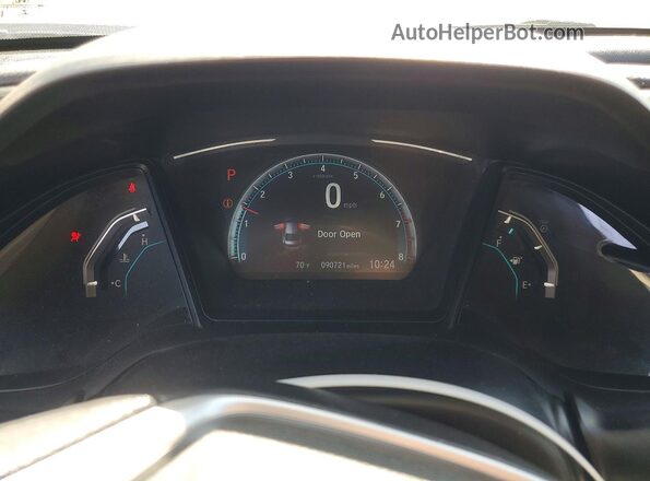2HGFC2F69KH573701 2019 HONDA CIVIC White Instrument cluster view