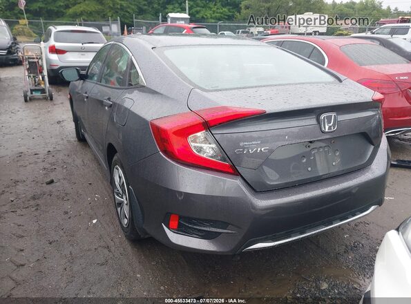 2HGFC2F69KH579353 2019 HONDA CIVIC Gray Հետևի ձախ