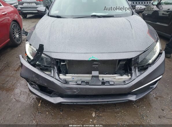 2HGFC2F69KH579353 2019 HONDA CIVIC Gray Դիմացի տեսք