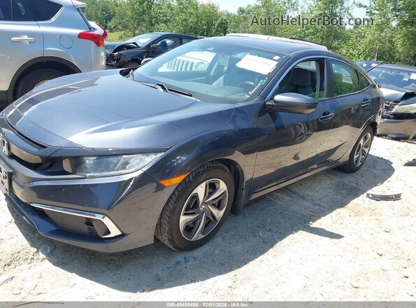 2HGFC2F69LH504444 2020 HONDA CIVIC Navy წინა მარცხენა ხედი სამი მეოთხედიდან