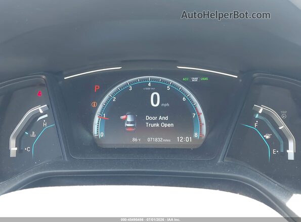 2HGFC2F69LH504444 2020 HONDA CIVIC Navy უკანა სავარძლების ხედი