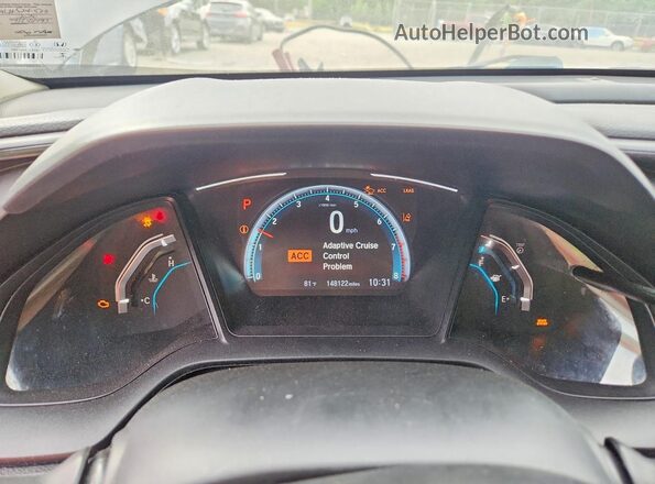 2HGFC2F69LH524533 2020 HONDA CIVIC Black Vista del cuadro de instrumentos