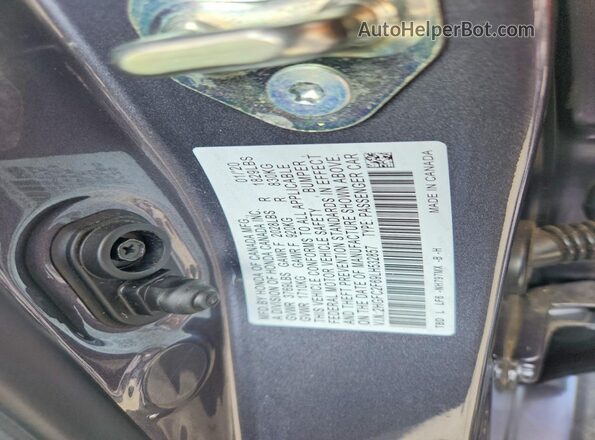 2HGFC2F69LH532857 2020 HONDA CIVIC Gray Vista del compartimento del motor