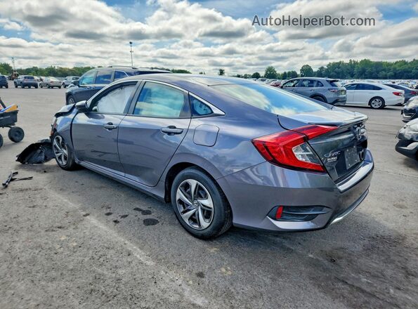 2HGFC2F69LH532857 2020 HONDA CIVIC Gray Trasero izquierdo