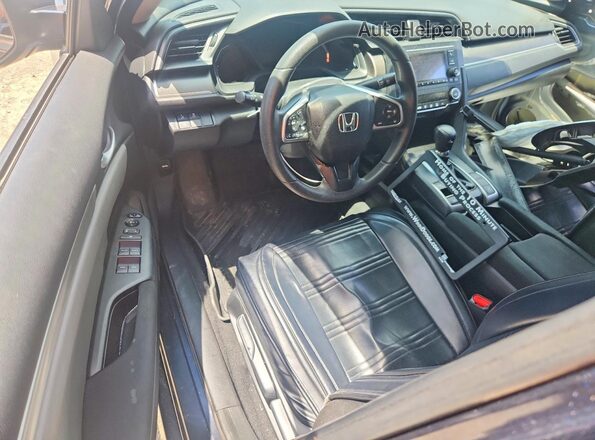 2HGFC2F69LH533457 2020 HONDA CIVIC Blue Dashboard view