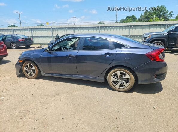 2HGFC2F69LH533457 2020 HONDA CIVIC Blue Rear left