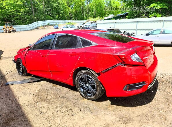 2HGFC2F69LH554518 2020 HONDA CIVIC Red Հետևի ձախ