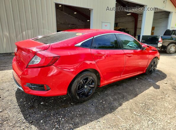 2HGFC2F69LH554518 2020 HONDA CIVIC Red Հետևի աջ