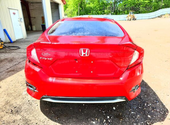 2HGFC2F69LH554518 2020 HONDA CIVIC Red Հետևի տեսք