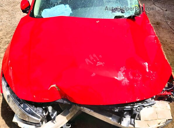 2HGFC2F69LH554518 2020 HONDA CIVIC Red Սալոնի հետևի տեսք