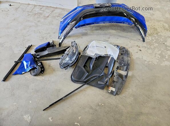 2HGFC2F69LH558777 2020 HONDA CIVIC Blue ძრავის განყოფილების ხედი