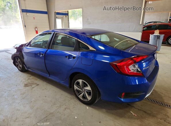 2HGFC2F69LH558777 2020 HONDA CIVIC Blue უკანა მარცხენა