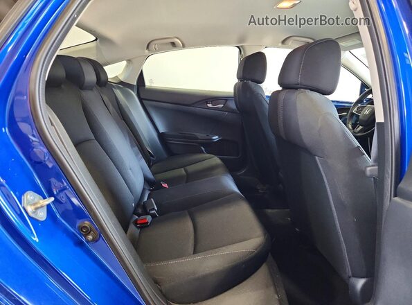 2HGFC2F69LH558777 2020 HONDA CIVIC Blue უკანა სავარძლების ხედი