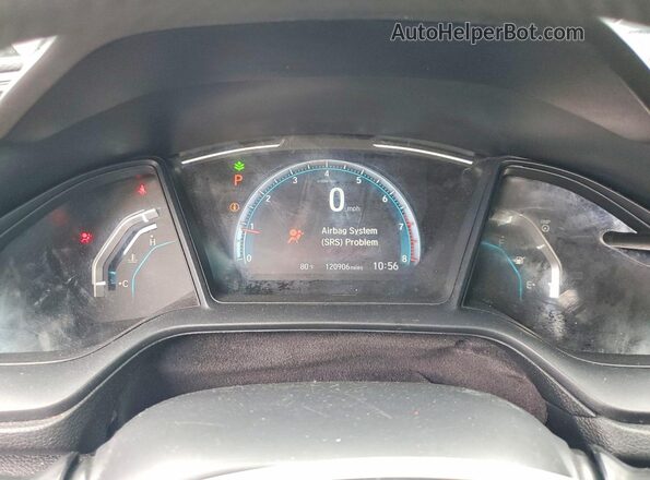 2HGFC2F69LH565504 2020 HONDA CIVIC White ხელსაწყოთა პანელის ხედი