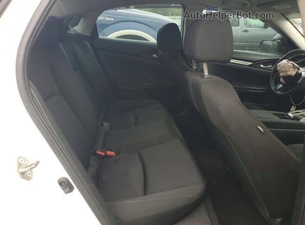 2HGFC2F69LH565504 2020 HONDA CIVIC White უკანა სავარძლების ხედი