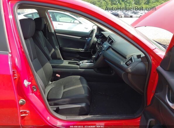 2HGFC2F69LH592928 2020 HONDA CIVIC Red Widok wnętrza z przodu