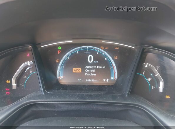2HGFC2F69LH592928 2020 HONDA CIVIC Red Widok tylnych siedzeń