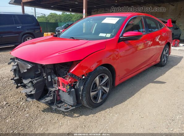 2HGFC2F69LH592928 2020 HONDA CIVIC Red Widok z przodu